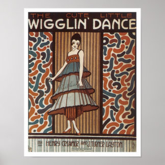 Póster Portada del libro de canciones de Wigglin' Dance V