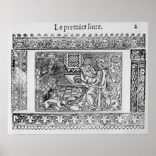 Póster Portada del primer libro de la utopía