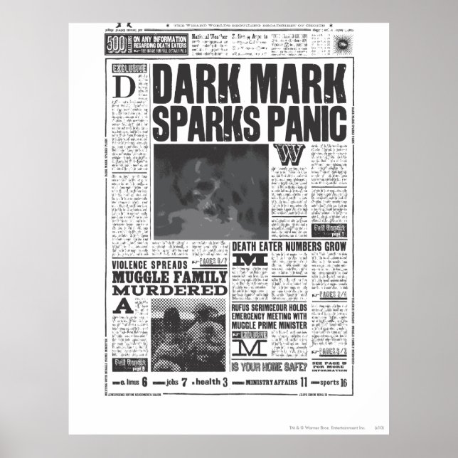 Póster Portada del profeta diario (Frente)