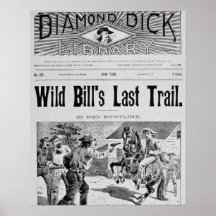 Póster Portada del "rastro pasado de Bill salvaje", un