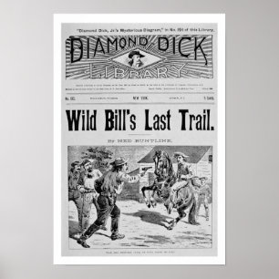 Póster Portada del "rastro pasado de Bill salvaje", un