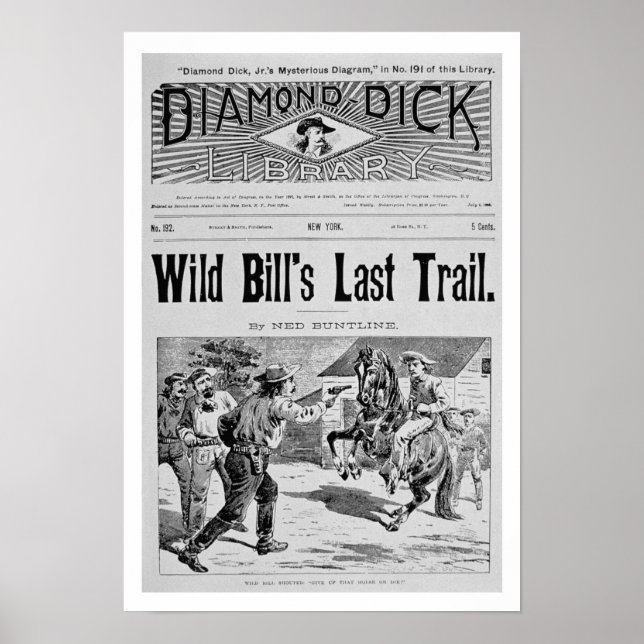 Póster Portada del 'Último Camino de Wild Bill', un bollo (Frente)