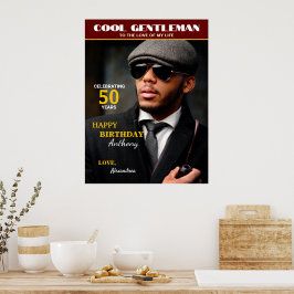 Póster Portada fotográfica de la revista Birday Personali