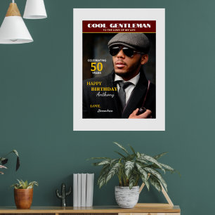 Póster Portada fotográfica de la revista Birday Personali