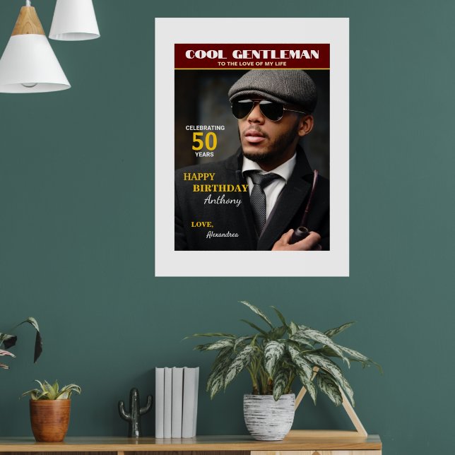 Póster Portada fotográfica de la revista Birday Personali (Salón 1)