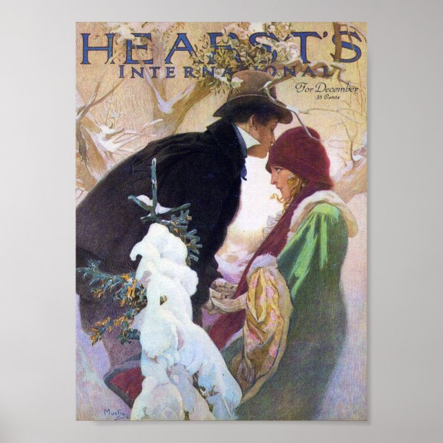 Póster Portada internacional de Hearst's, Alphonse Mucha (Frente)