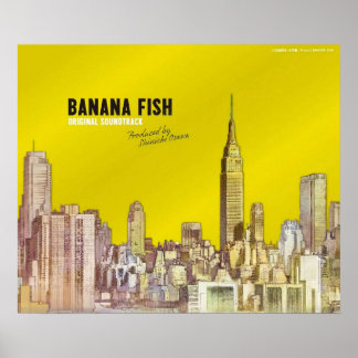 Póster Portada original del anime de pescado bananero