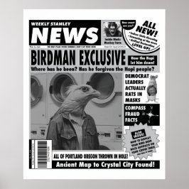 Póster Portada semanal de Stanley News Birdman Exclusivo