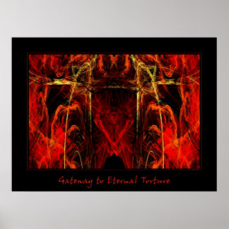 Póster Portal a la tortura eterna
