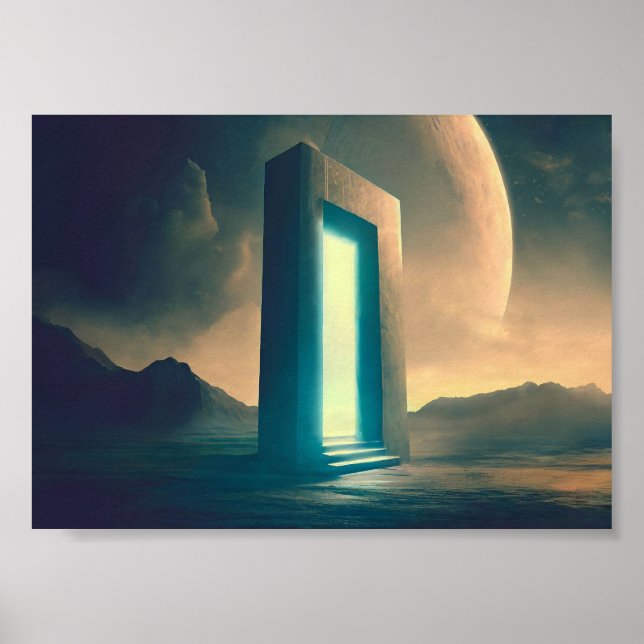 Póster Portal de la Luna Antigua (Frente)