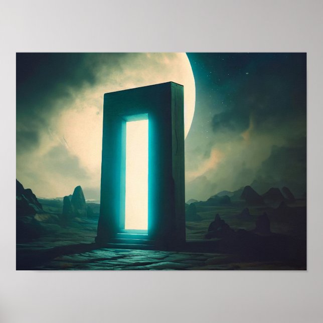 Póster Portal en la Luna (Frente)