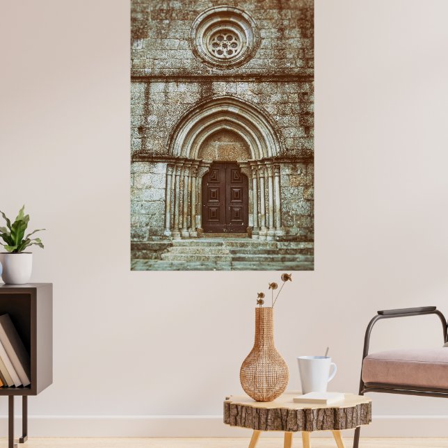 Póster Portal gótico medieval de Santiago de Antas (Salón 3)