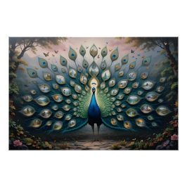 Póster Portal Peacock Panorama