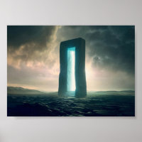 Portal sobre el planeta desierto