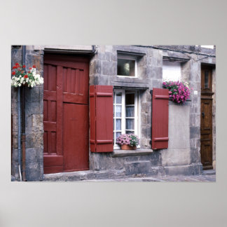 Póster Porte Rouge de la Rue du Petit Fort