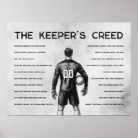 Portero de Fútbol Credo Monograma Gris