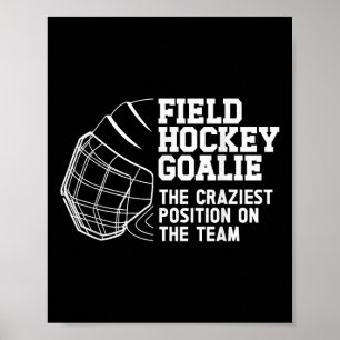 Póster Portero de Hockey sobre Césped Divertido Portero d