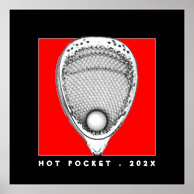 Póster Portero de Lacrosse (Frente)