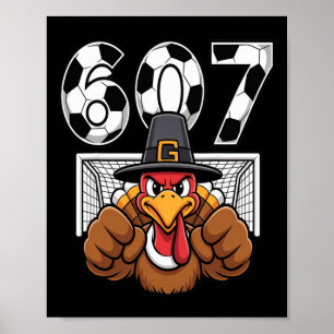 Póster Portero de Pavo Fútbol 67 Seis Siete Niños Día de 