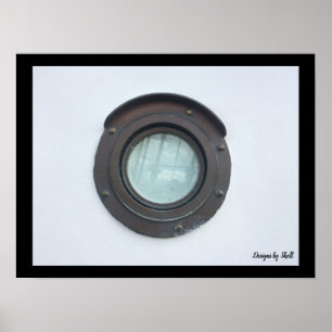 Póster Porthole de barco