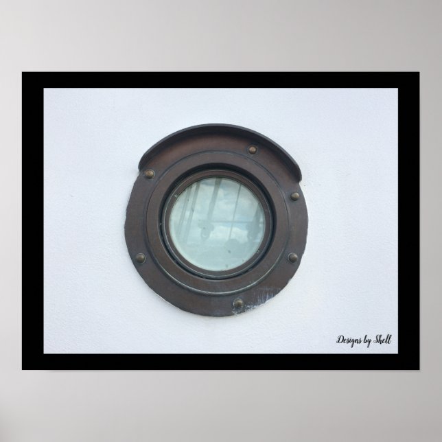 Póster Porthole de barco (Frente)