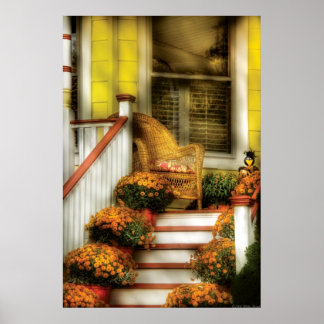 Póster Pórtico - A la luz del otoño