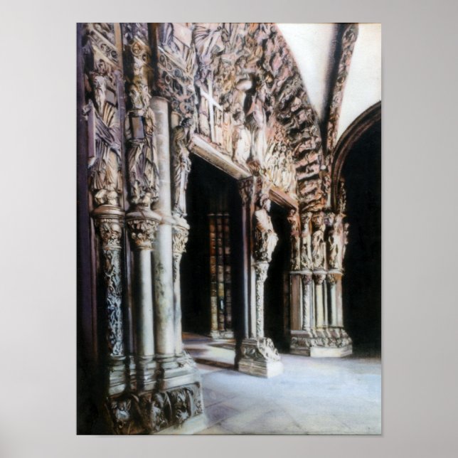 Póster Pórtico de la Gloria (Santiago de Compostela) (Frente)