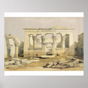 Póster Pórtico del templo de Kalabshah, de "Egipto