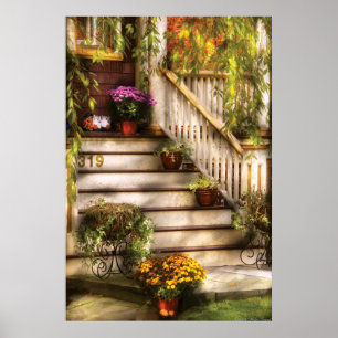 Póster Pórtico - Livin él para arriba con la naturaleza