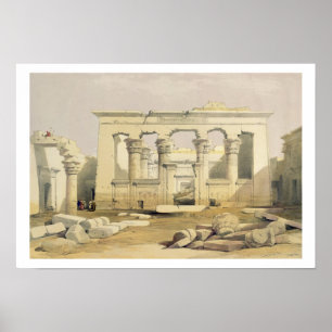 Póster Portico of the Temple of Kalabshah, from "Egypt an
