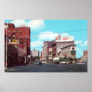 Póster Portland, Maine Congress Square, Poster de Circa 1