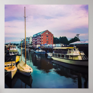 Póster Portland Maine Waterfront
