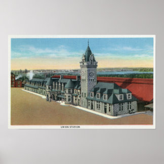 Póster Portland, MaineExterior Vista de la Estación de la