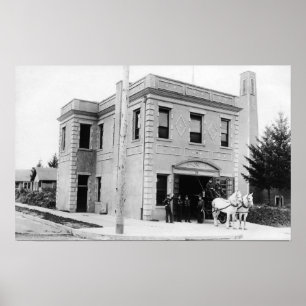 Póster Portland, O Estación de Bomberos #30 Carro de Caba