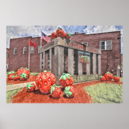 Póster Portland, TN Strawberry Festival Painting