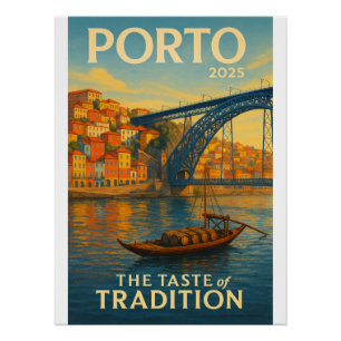 Póster Porto 2025 - El sabor de la tradición