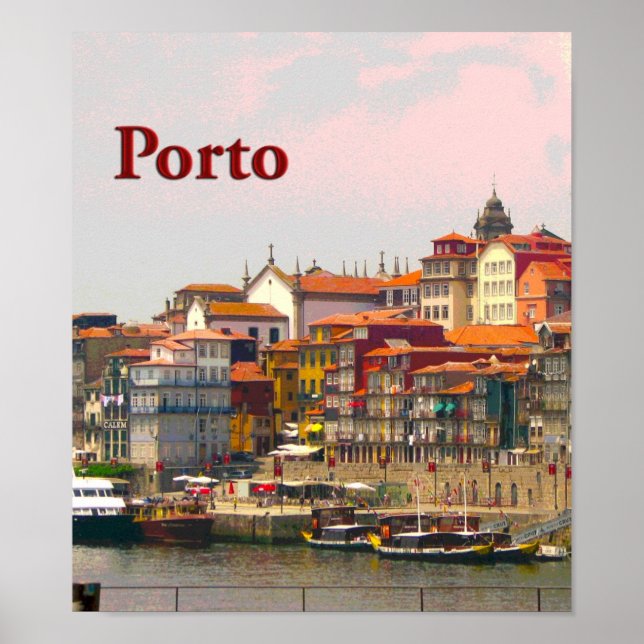 Póster Porto from across the Douro (Frente)