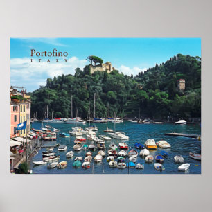 Póster Portofino Italia