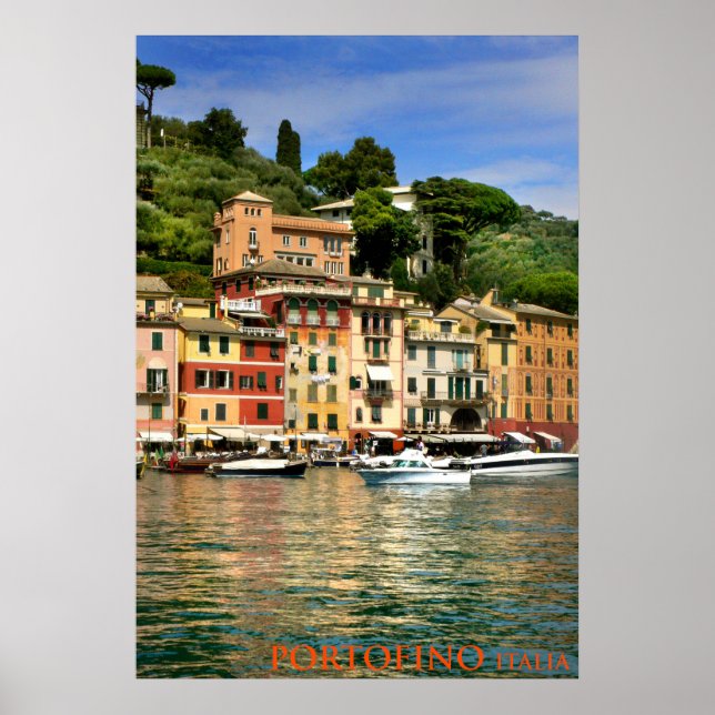 Póster portofino italia (Frente)