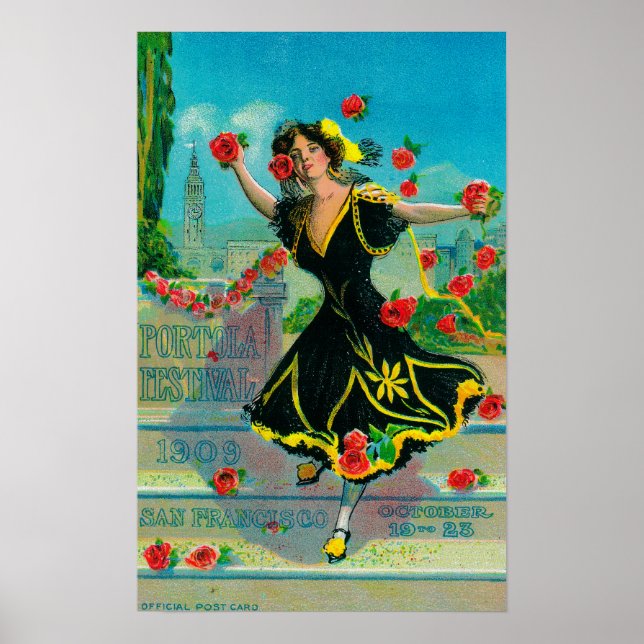 Póster Portola Festival Advertisment (dancer) (Frente)