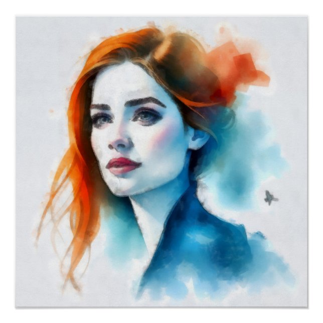 Póster Portrait de femme (Anverso)