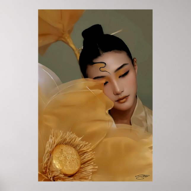 Póster Portrait Geji GaiGai Chinese Dance (Frente)