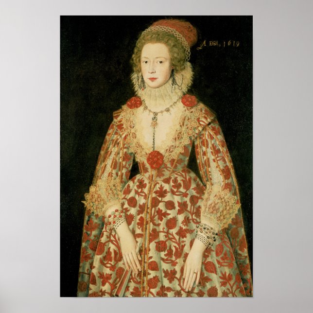 Póster Portrait of a Lady, 1619 (Frente)
