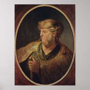 Póster Portrait of a Man in Oriental Costume, 1633