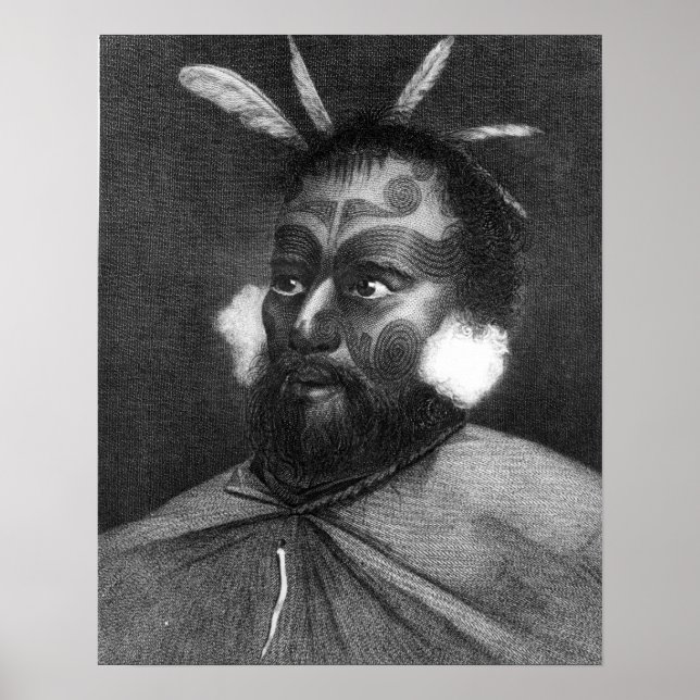 Póster Portrait of a Man of New Zealand (Frente)