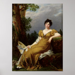 Póster Portrait of a Seated Woman