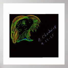 Póster Portrait of a Wood Nymph