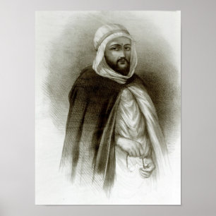 Póster Portrait of Abd-El-Kader