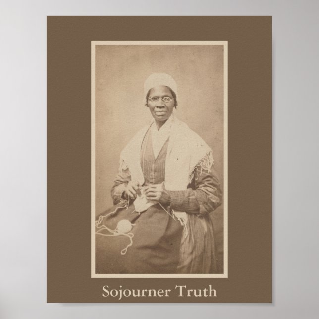 Póster Portrait of Abolitionist Sojourner Truth (Frente)