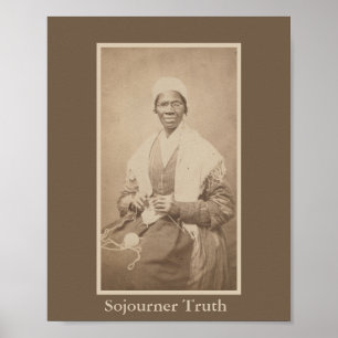 Póster Portrait of Abolitionist Sojourner Truth
